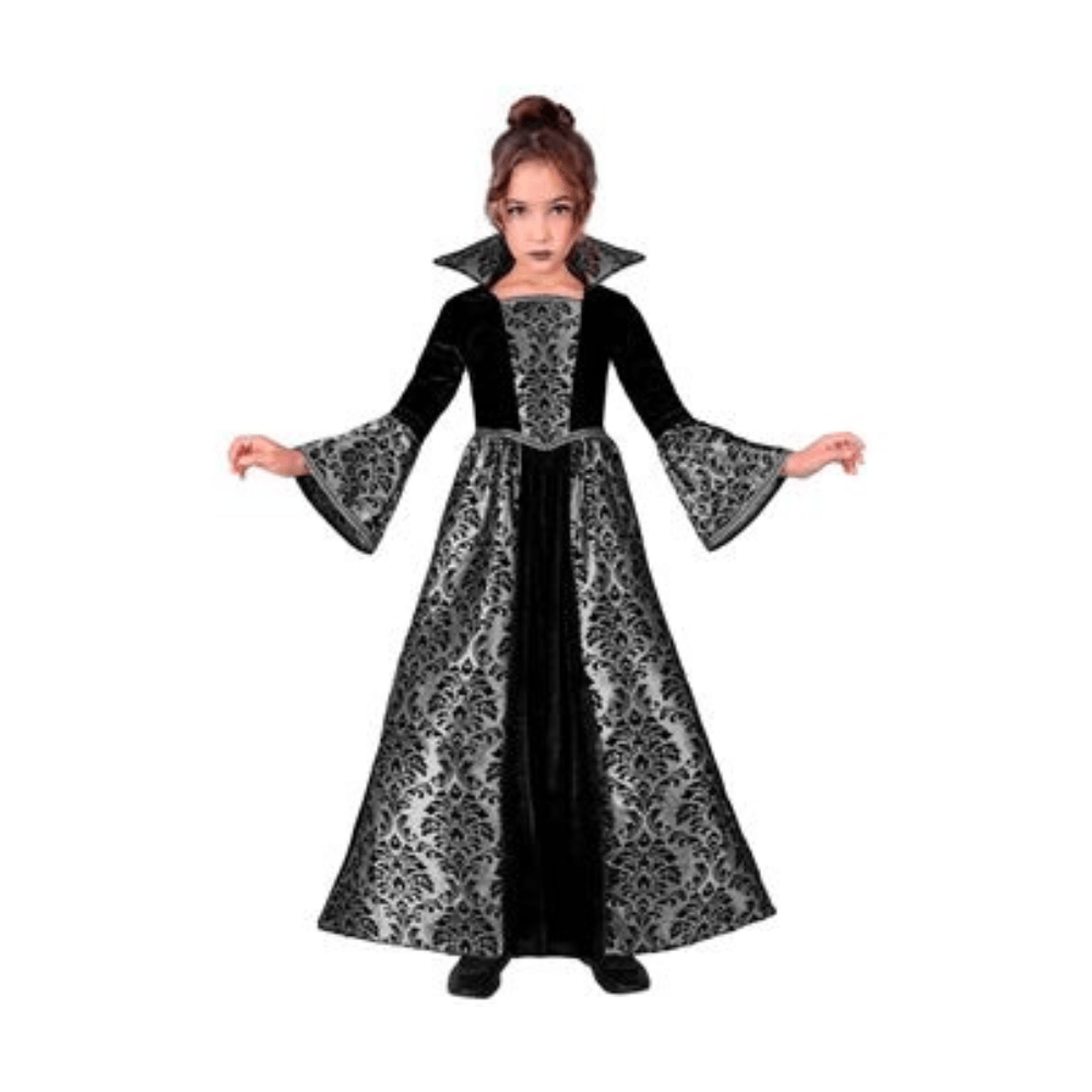 Alpha 55 Costume Vampiresse Argent Fille – Déguisement Halloween