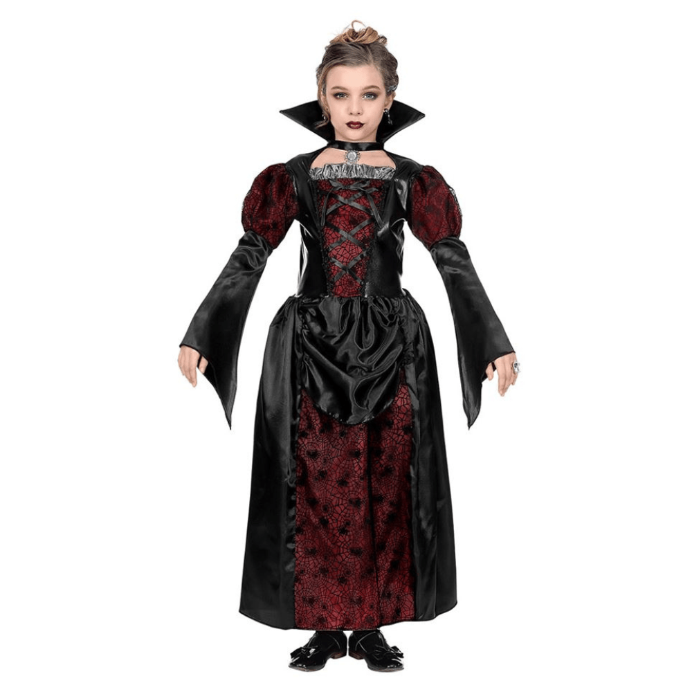 Alpha 55 Costume Vampiresse Bordeaux Fille – Déguisement Halloween