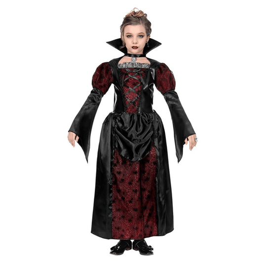 Alpha 55 Costume Vampiresse Bordeaux Fille – Déguisement Halloween