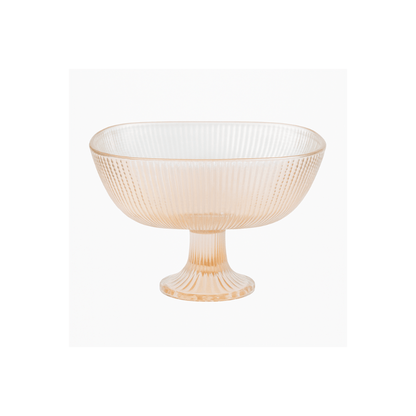 Alpha 55 Coupe en verre carrée sur pied – Élégante & moderne