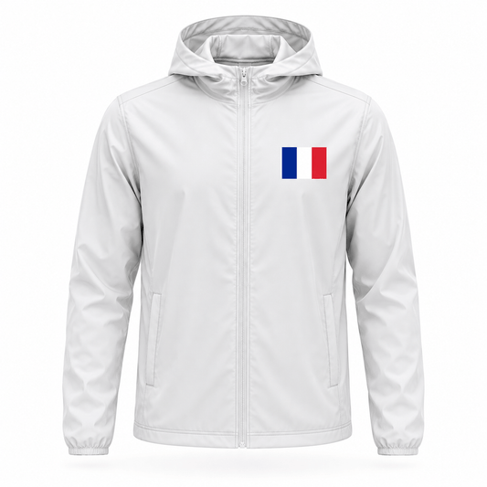 Alpha 55 Coupe-Vent à Capuche France Sport et Style