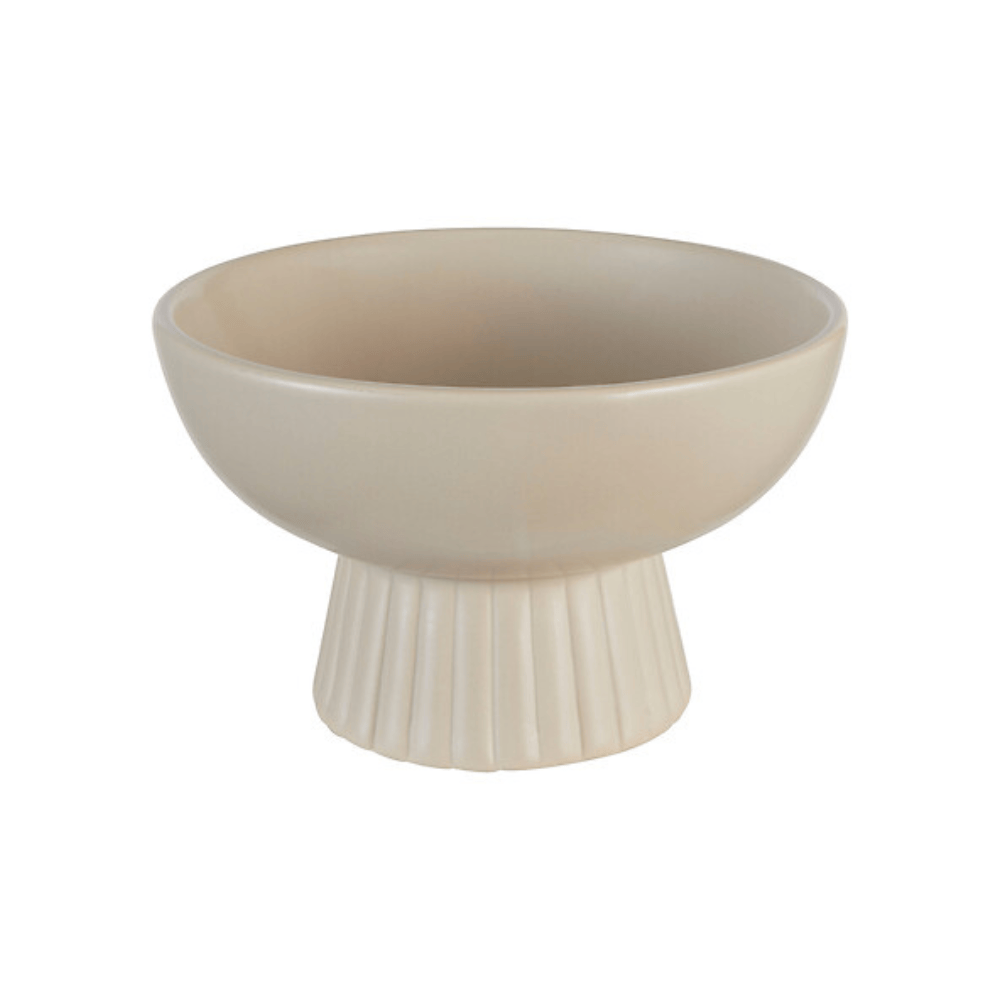 Alpha 55 Coupelle Déco Chaya Ø 22 cm en Céramique Beige