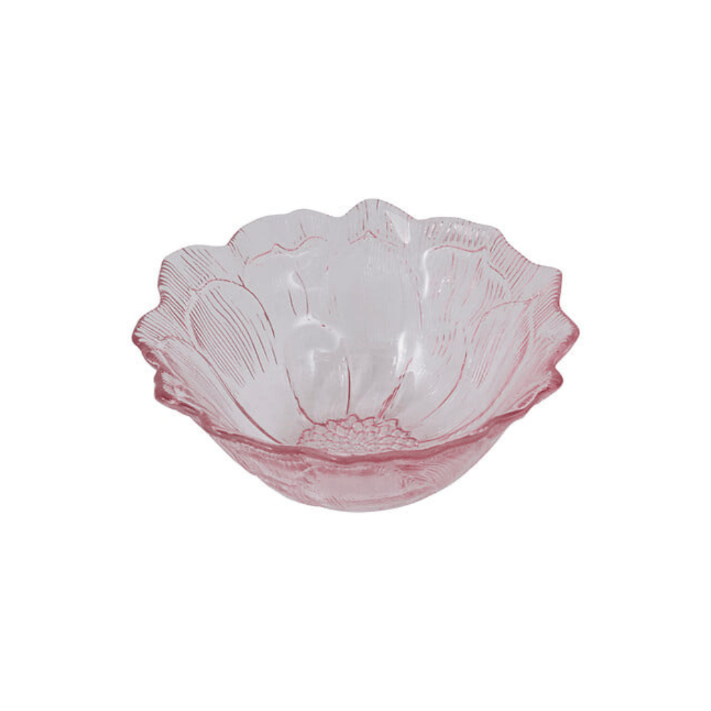 Alpha 55 Coupelle Fleur de Rose en verre – Élégante déco