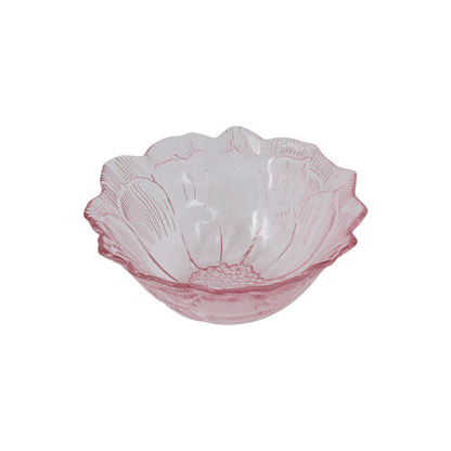 Alpha 55 Coupelle Fleur de Rose en verre – Élégante déco
