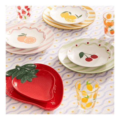 Alpha 55 Coupelle fraise en dolomite rouge – Design Original