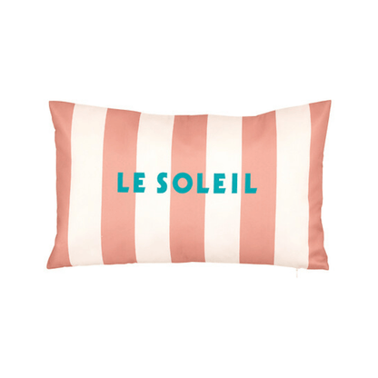 Alpha 55 Coussin extérieur Poolside rayé terracotta