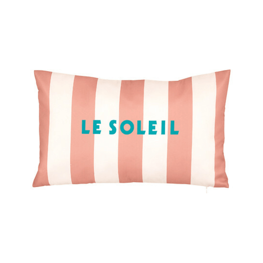Alpha 55 Coussin extérieur Poolside rayé terracotta