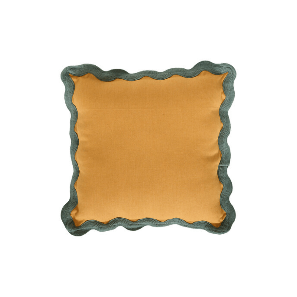 Alpha 55 Coussin festonné Chéri en coton – Douceur déco