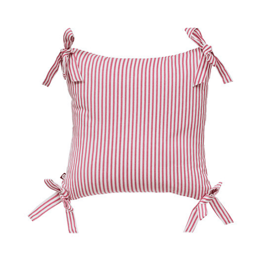 Alpha 55 Coussin Fleur de Rose 40 x 40 cm Rayé Rose