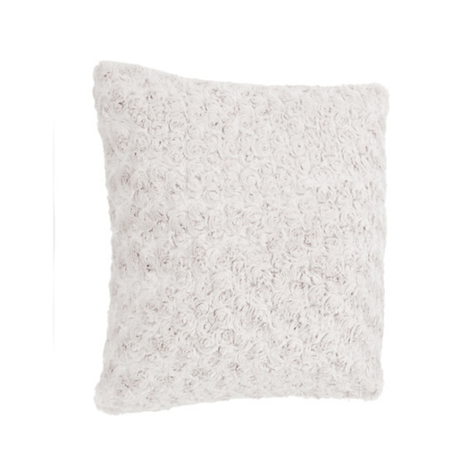 Alpha 55 Coussin Fourrure Bouclée 45 x 45 cm Écru