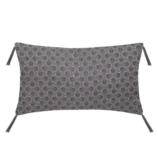 Alpha 55 Coussin imprimé "linah" 30x50 cm gris