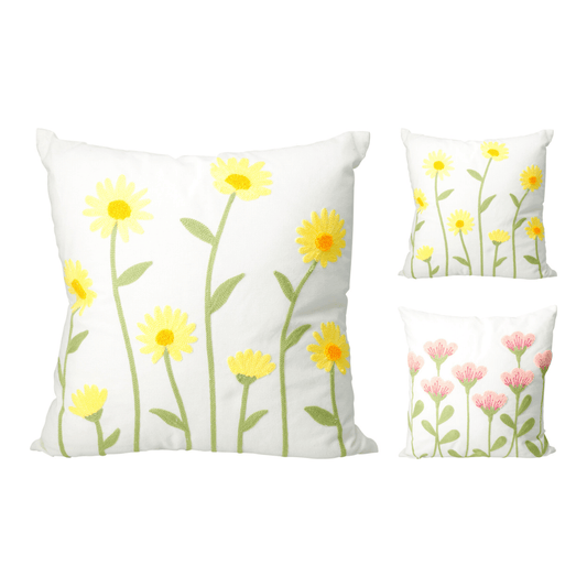 Alpha 55 Coussin Motif Floral - Élégant et Confortable