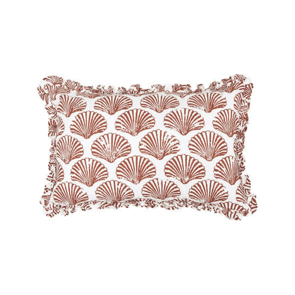 Alpha 55 Coussin Océania terracotta imprimé décoratif