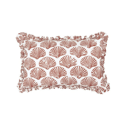 Alpha 55 Coussin Océania terracotta imprimé décoratif