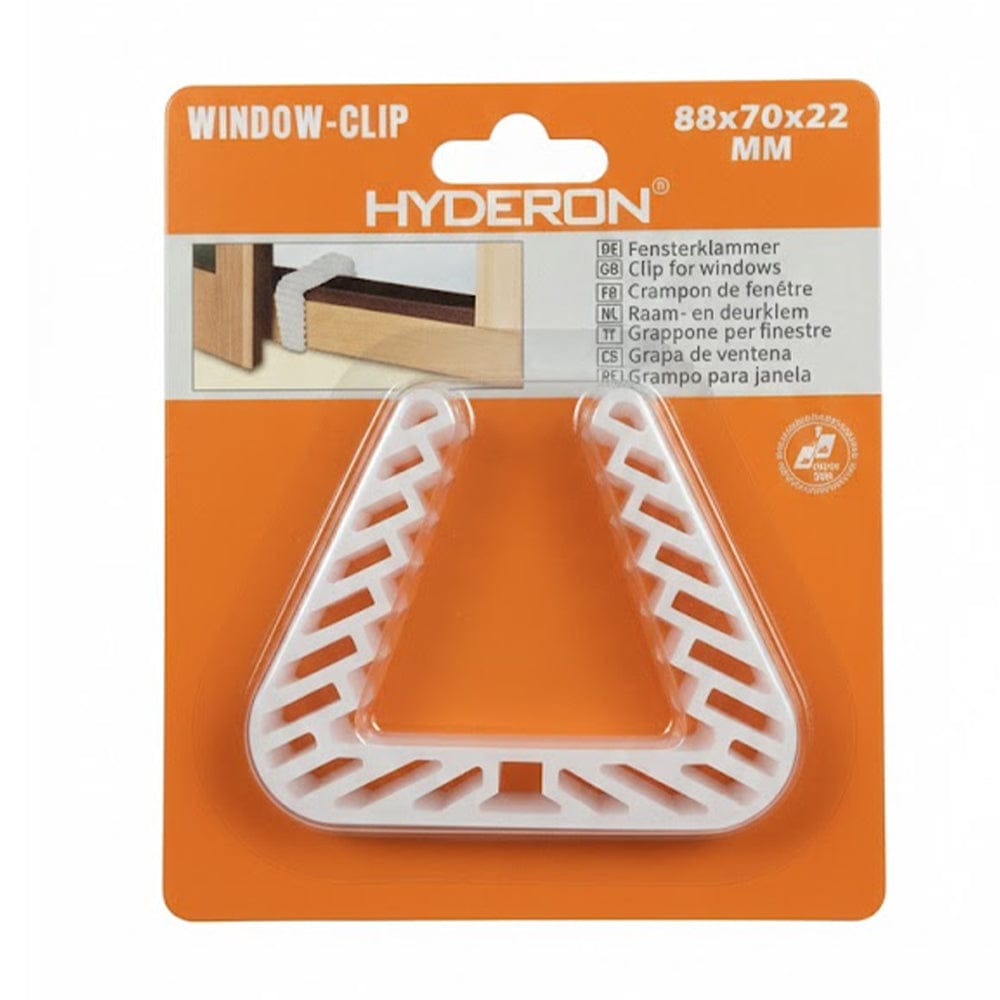 Alpha 55 Crampon de fenêtre blanc pratique et résistant