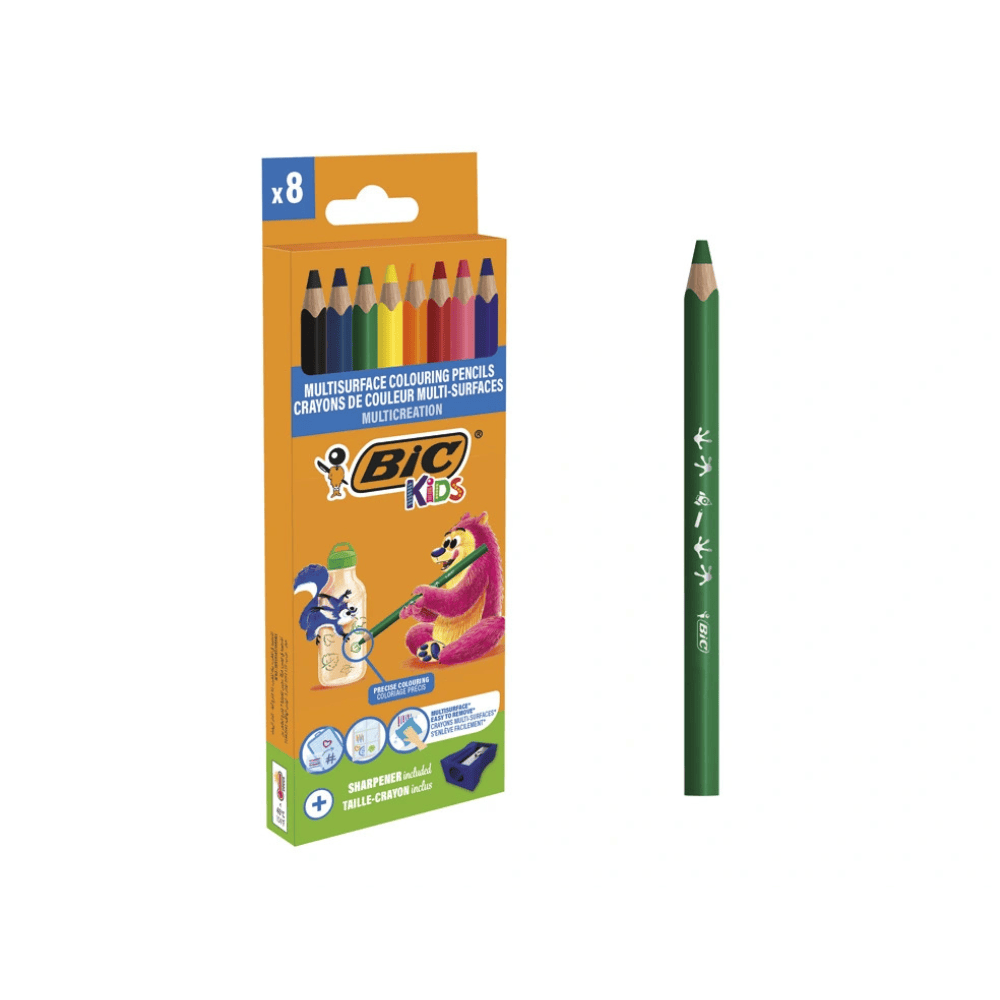 Alpha 55 Crayons Couleur BIC Kids Multi-Surfaces
