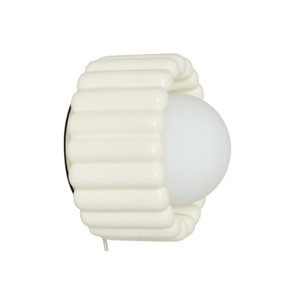 Alpha 55 Crème Applique Murale Lotta Ø23 cm en Céramique