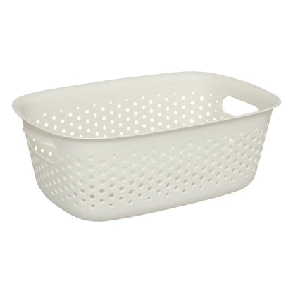 Alpha 55 Crème Panier Tila 3,5L en plastique – Rangement pratique