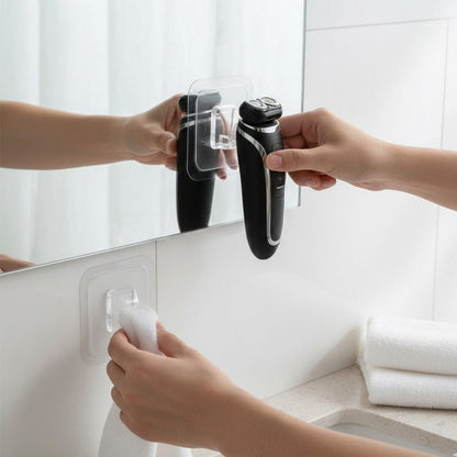 Alpha 55 Crochet adhésif transparent pratique et discret