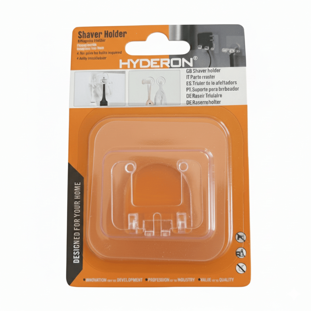 Alpha 55 Crochet étagère auto-adhésif transparent pratique