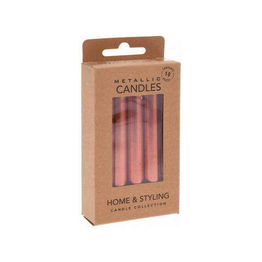 Alpha 55 Cuivre Set de 10 bougies de Noël – Décoration lumineuse festive