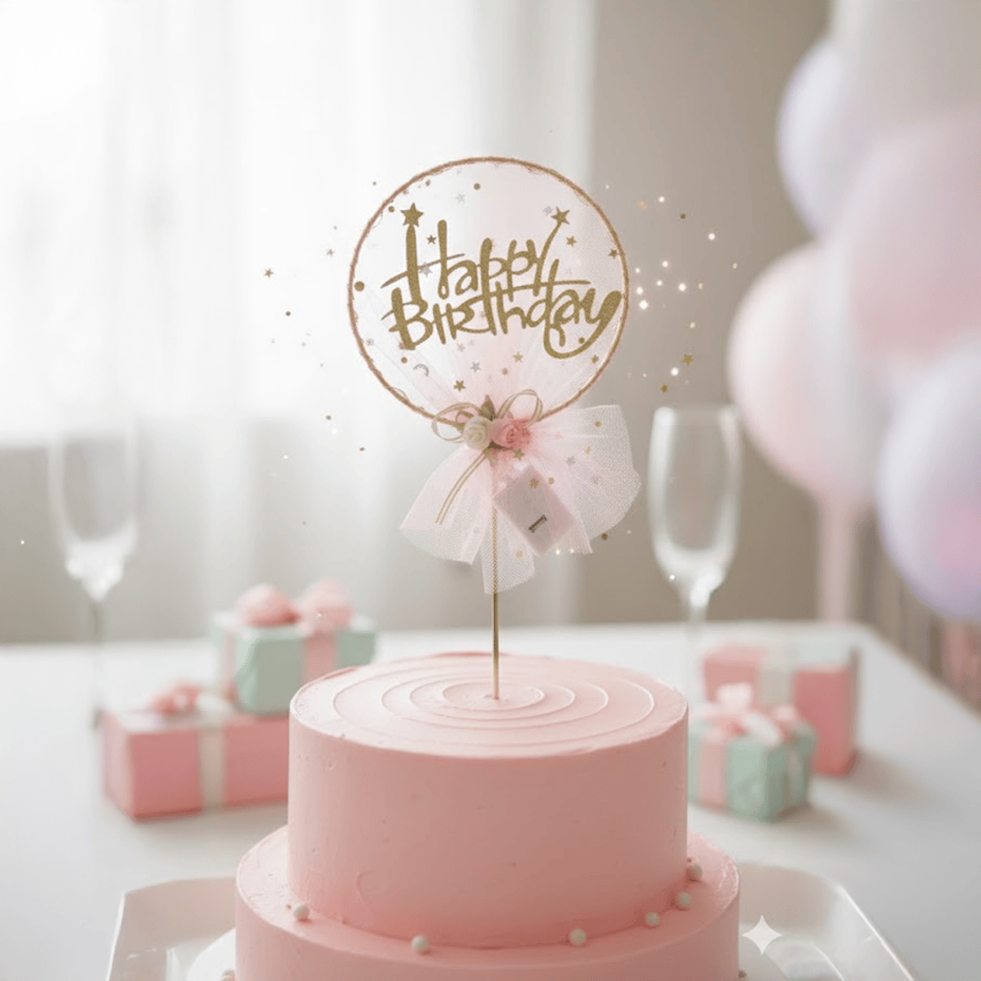 Alpha 55 DECO GATEAU LED HAPPY BIRTHDAY