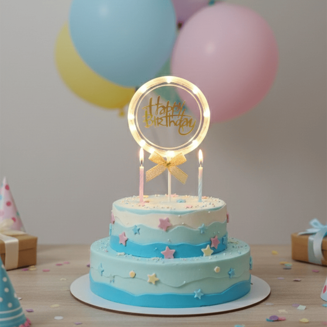 Alpha 55 DECO GATEAU LED HAPPY BIRTHDAY