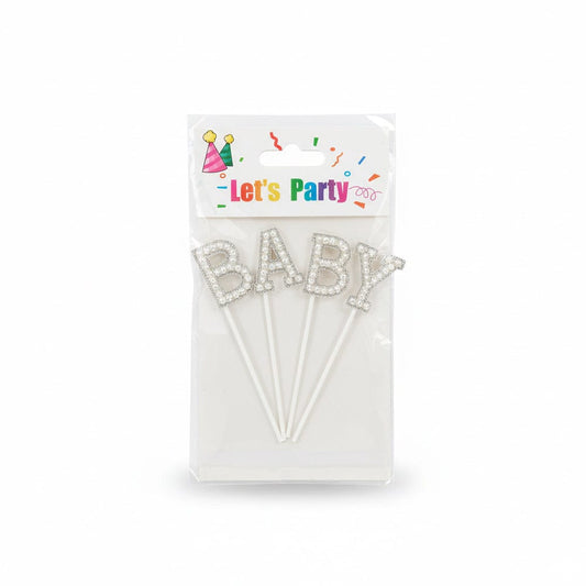 Alpha 55 DECO GATEAU PERLES BABY 4 Pieces