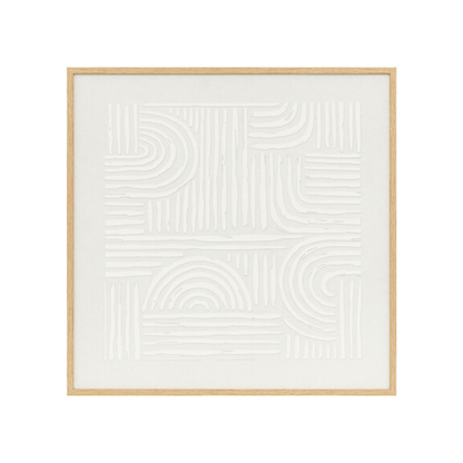 Alpha 55 Déco Murale Relief Kaya 60 x 60 cm
