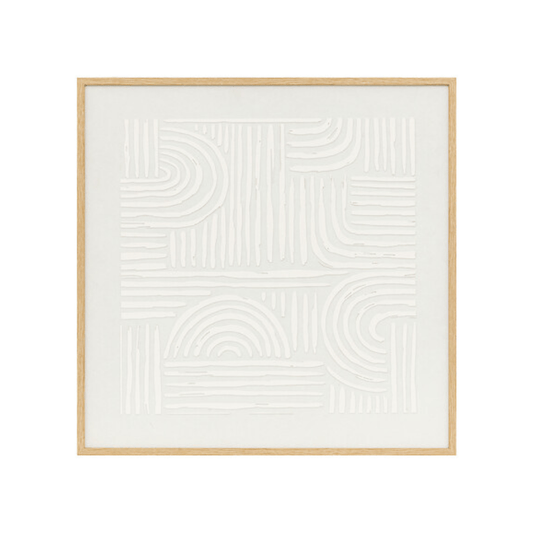 Alpha 55 Déco Murale Relief Kaya 60 x 60 cm