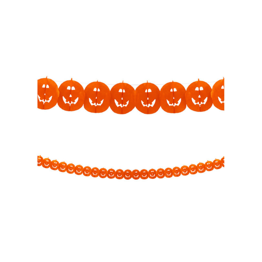 Alpha 55 décoration à suspendre Guirlande Papier Citrouilles 3 m – Halloween