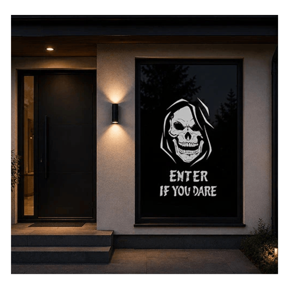 Alpha 55 Décoration de Fenêtre Halloween – Fond Décoratif