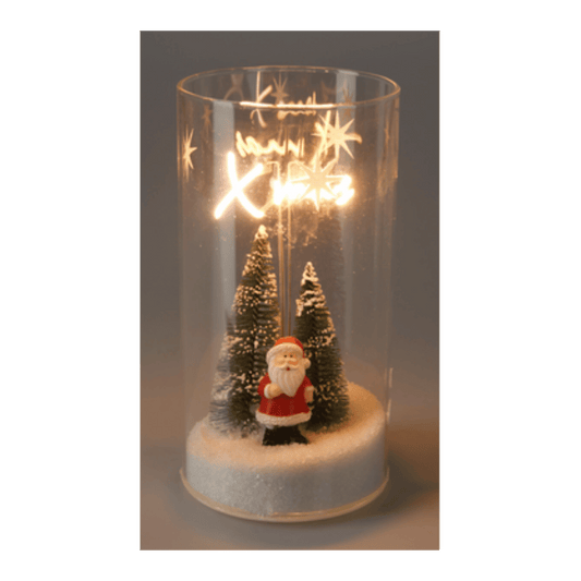 Alpha 55 Décoration de Noël lumineuse dans un vase en verre