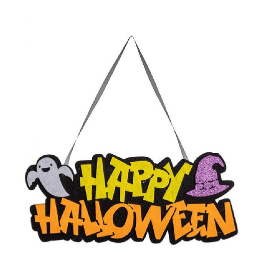 Alpha 55 Décoration Murale Feutrine 30 cm Happy Halloween