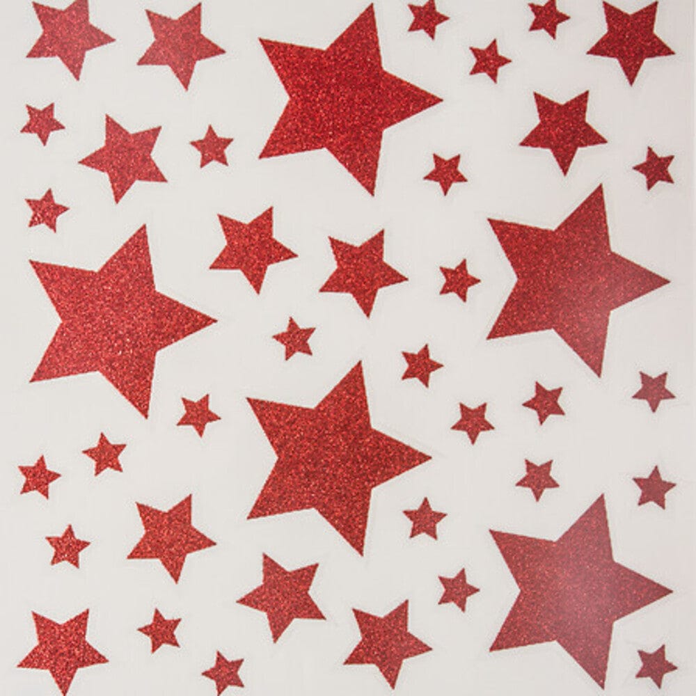 Alpha 55 Décoration vitre étoile pailletée – Noël