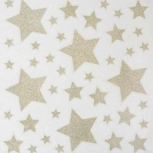 Alpha 55 Décoration vitre étoile pailletée – Noël