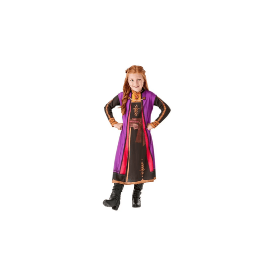 Alpha 55 Déguisement Anna Frozen 2 Enfant 8 à 10 Ans