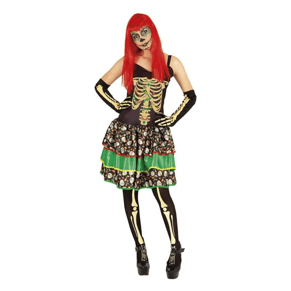 Alpha 55 Déguisement Catrina Élégante Adulte – Halloween