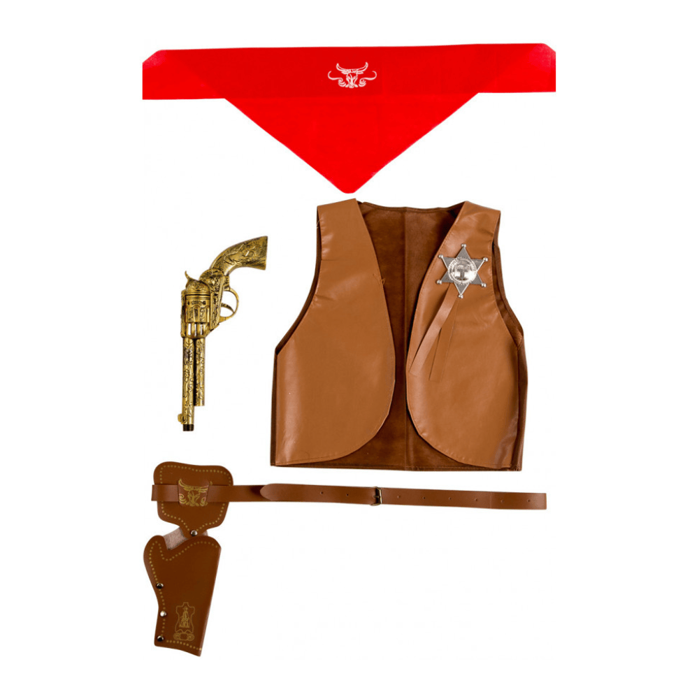Alpha 55 Déguisement Cowboy Garçon Set 5 Pièces – Enfant