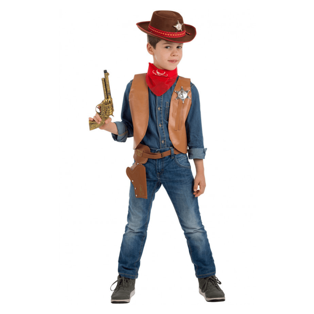 Alpha 55 Déguisement Cowboy Garçon Set 5 Pièces – Enfant