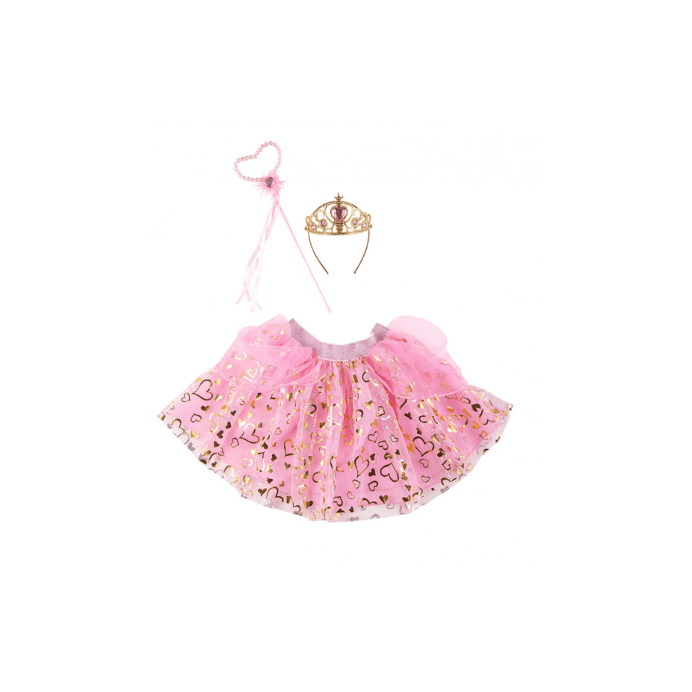 Alpha 55 Déguisement enfant Princesse 3 pièces rose