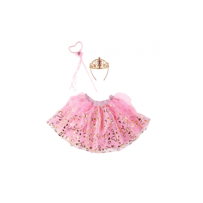 Alpha 55 Déguisement enfant Princesse 3 pièces rose