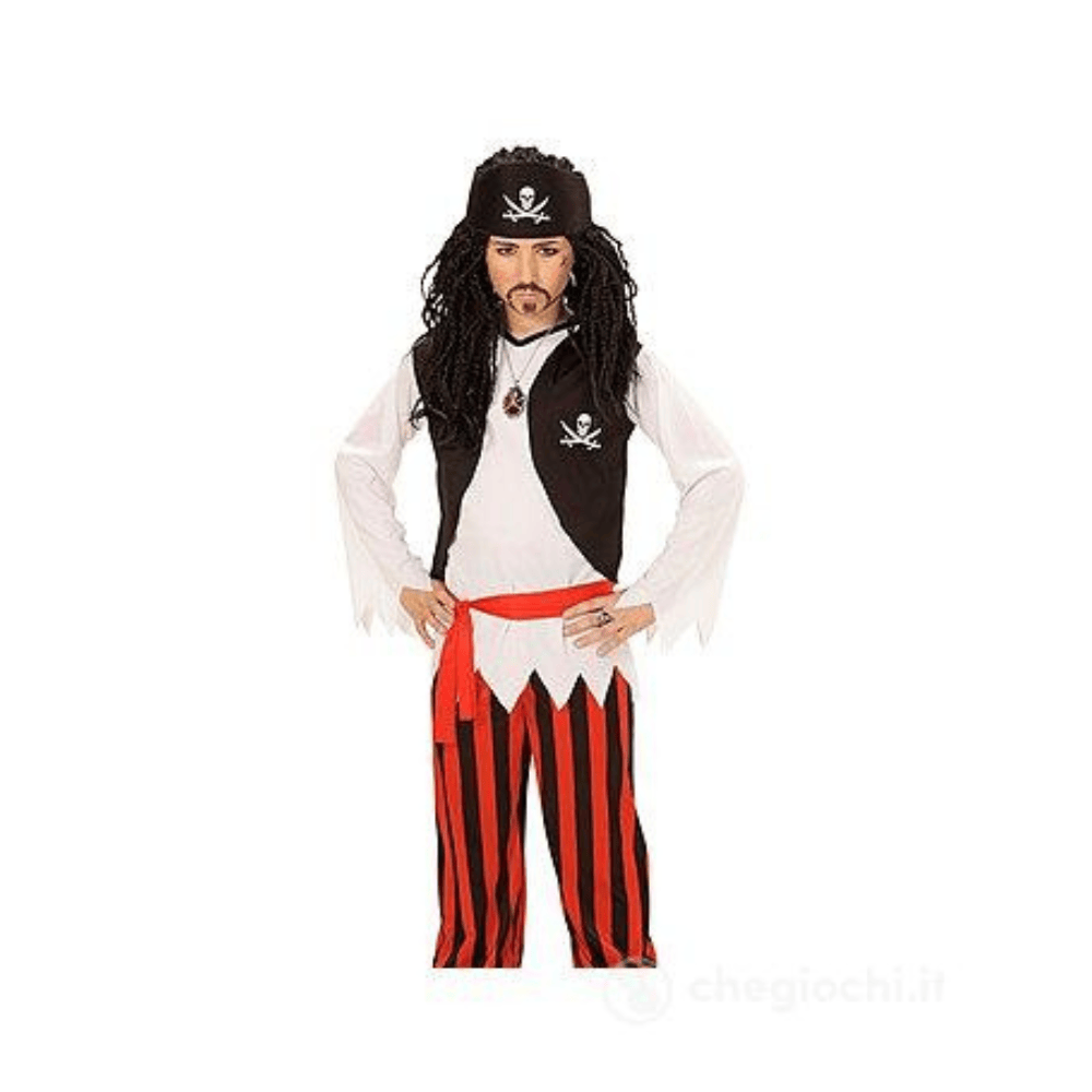 Alpha 55 Déguisement garçon Pirate rayures 11-13 ans