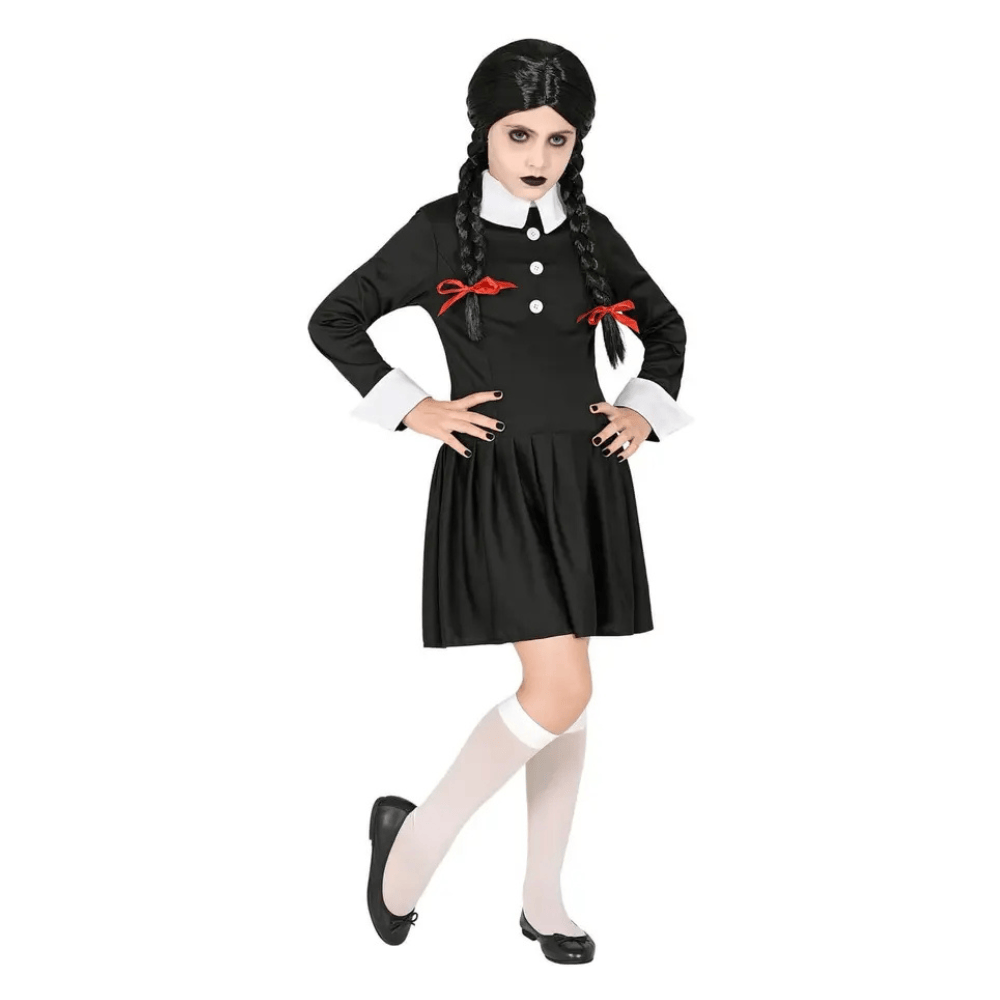 Alpha 55 Déguisement Mercredi Fille 8-10 Ans – Halloween