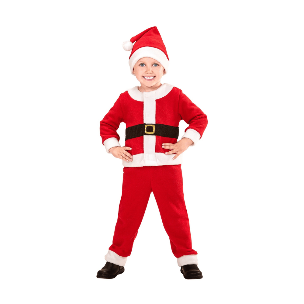 Alpha 55 Déguisement Père Noël Garçon – Costume Enfant Noël