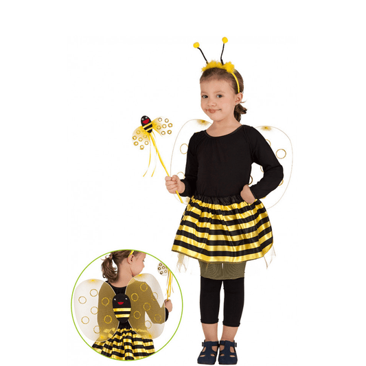 Alpha 55 Déguisment enfant, set Abeille 4 pièces