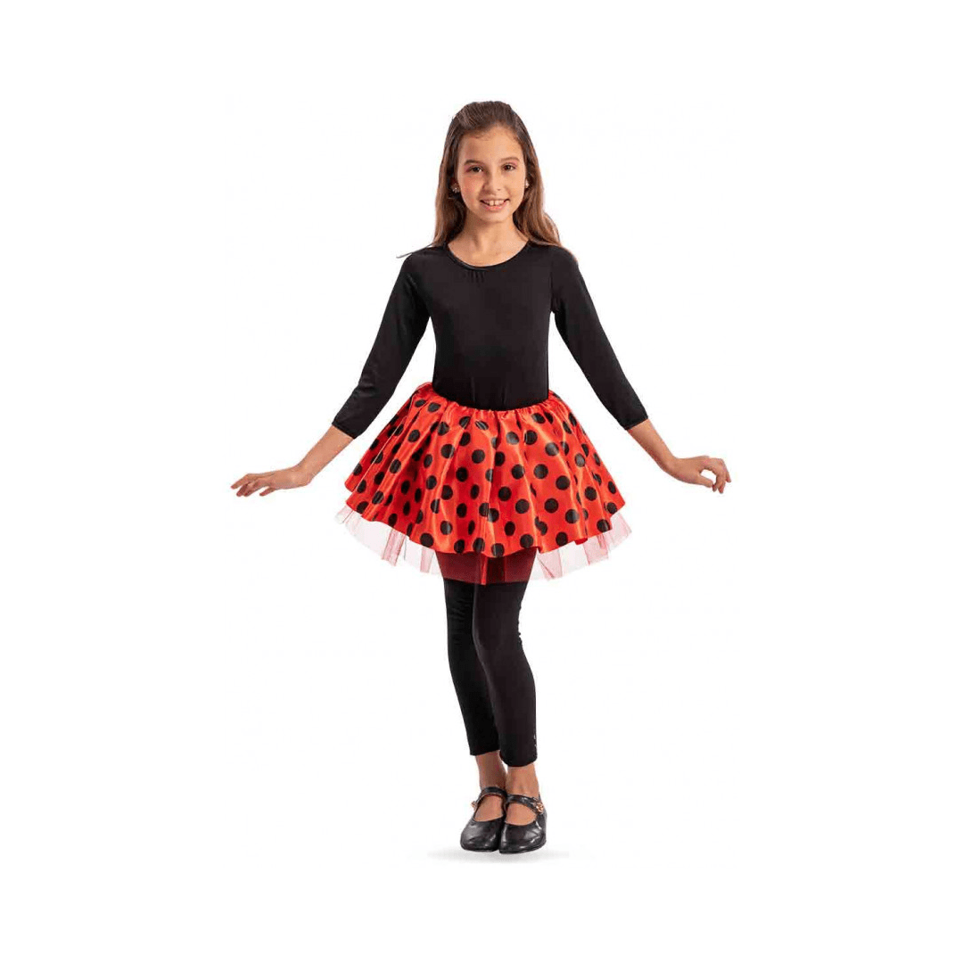 Alpha 55 Déguisment enfant, tutu à pois unis
