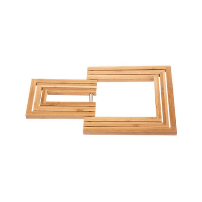 Alpha 55 Dessous de plat extensible en bambou pratique