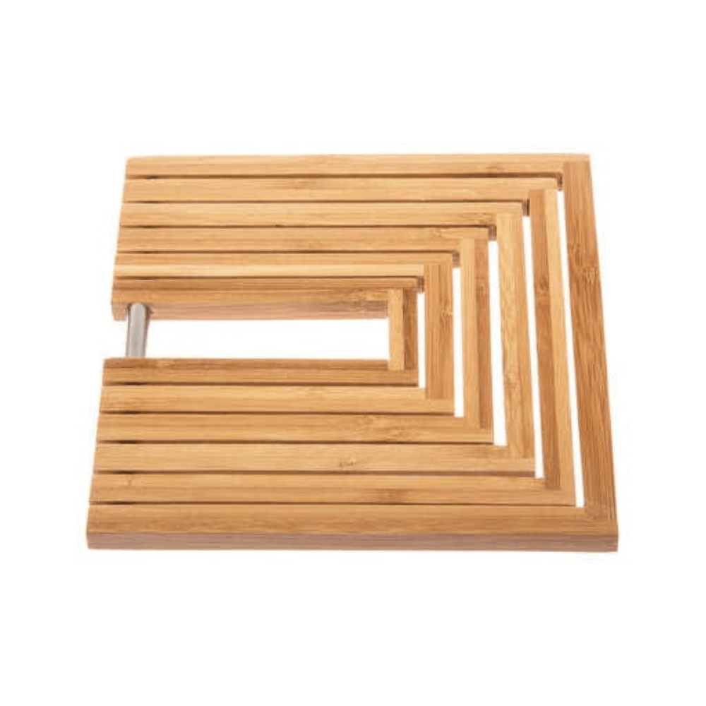 Alpha 55 Dessous de plat extensible en bambou pratique