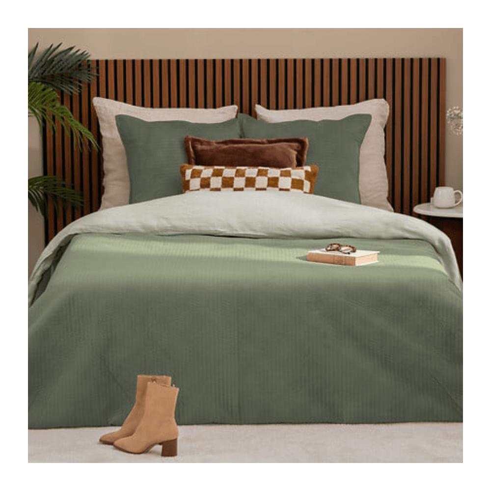 Alpha 55 Dessus de lit Lilou 240 × 260 cm avec 2 taies d’oreiller